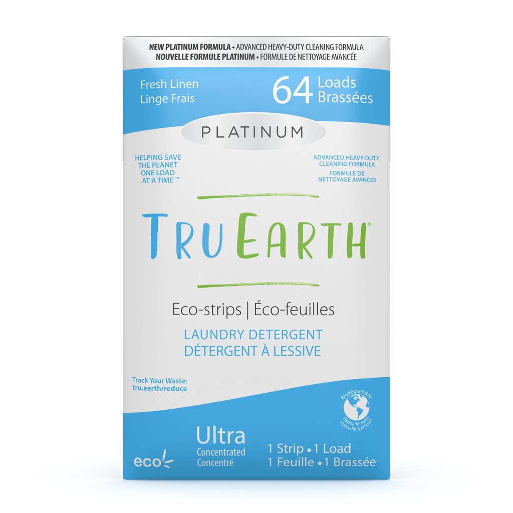 Tru Earth - Eco-Strips Laundry Detergent | Platinum - Fresh Linen