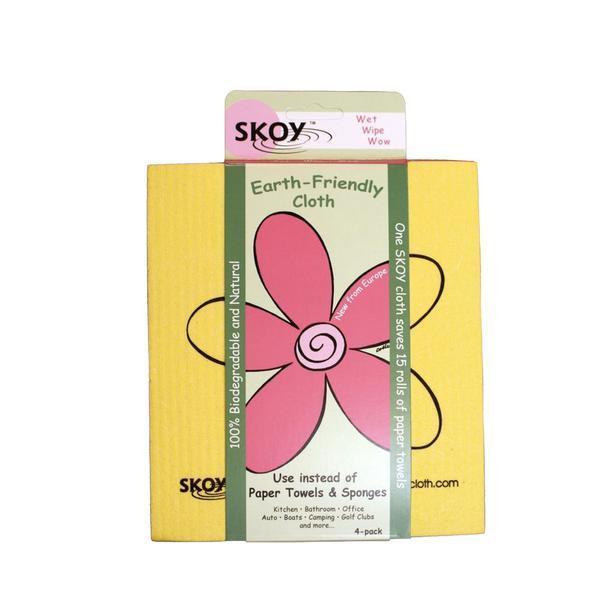 Skoy Cloths - Cloths | Flower Print - Multi-color/Black | Set of 4